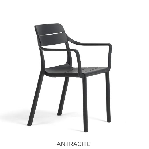 Nardi Cassia dining armchairs - Antracite