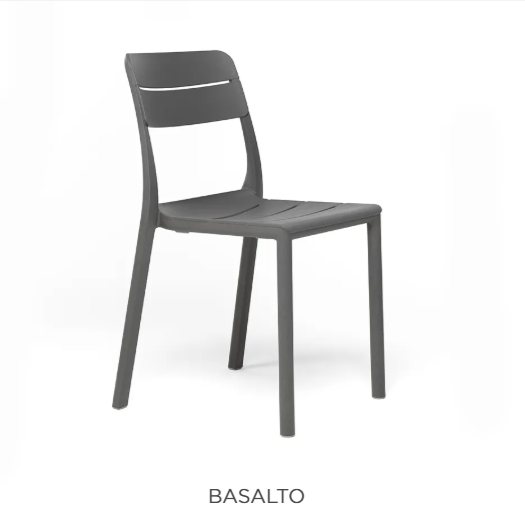 Nardi Cassia bistrot chairs - basalto