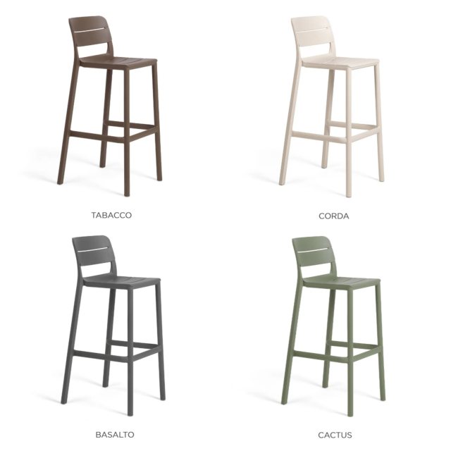 Nardi Outdoor Nardi Cassia high barstool (set of 2)