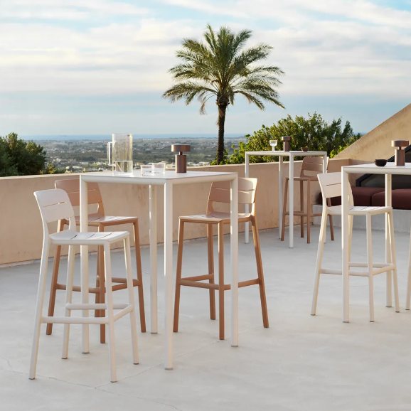 Nardi Cassia high barstool - outdoor