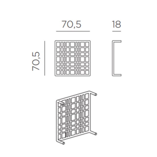Nardi Sipario modulo dimensions