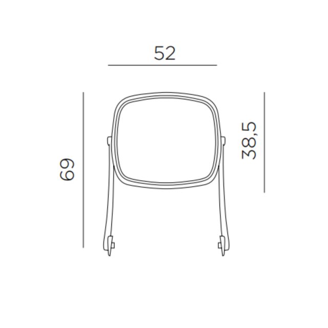 Nardi Parasole sunshade dimensions