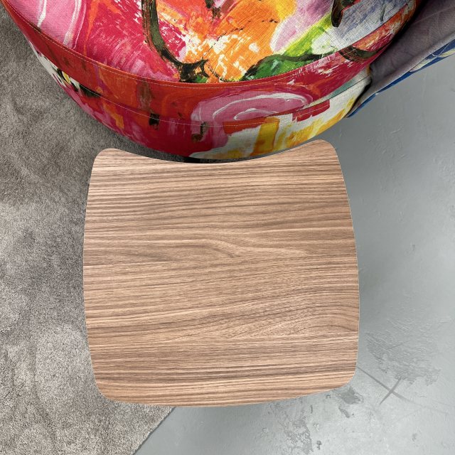 Fama Fama Volta left armchair & footstool - ex.display in graffiti 25
