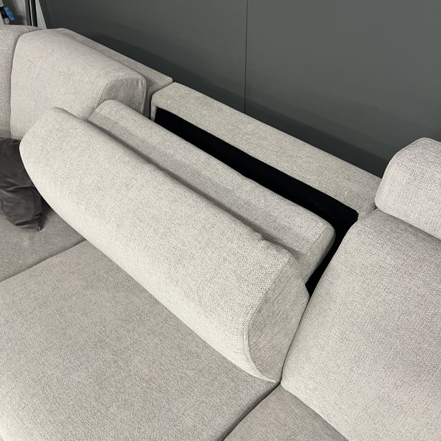 Fama Fama Atlanta recliner corner sofa - covered in axis 54