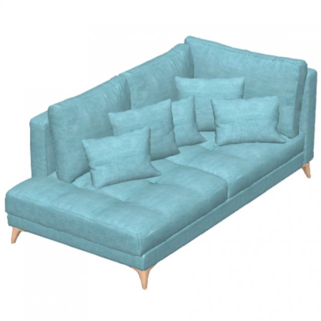 Fama Opera sofa divan left module