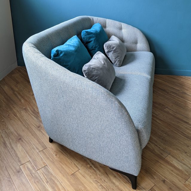 Compact modern 2 seater sofa