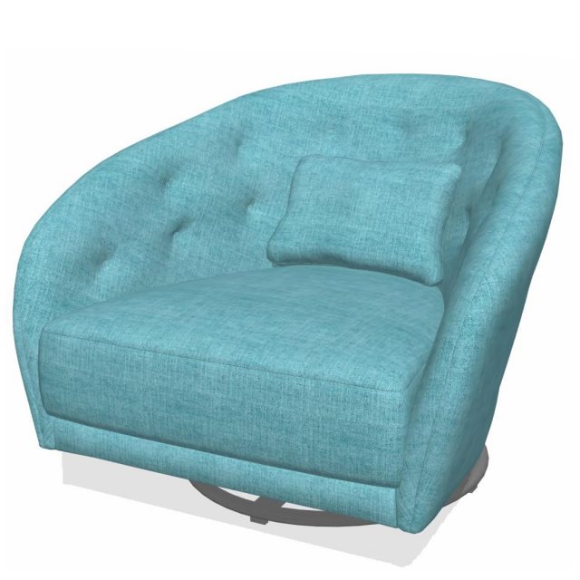 Fama Astoria SG Swivel Armchair Fabric Sofas