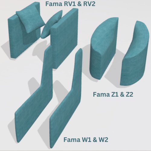 Fama RV1-RV2, Z1-Z2, W1-W2 arms