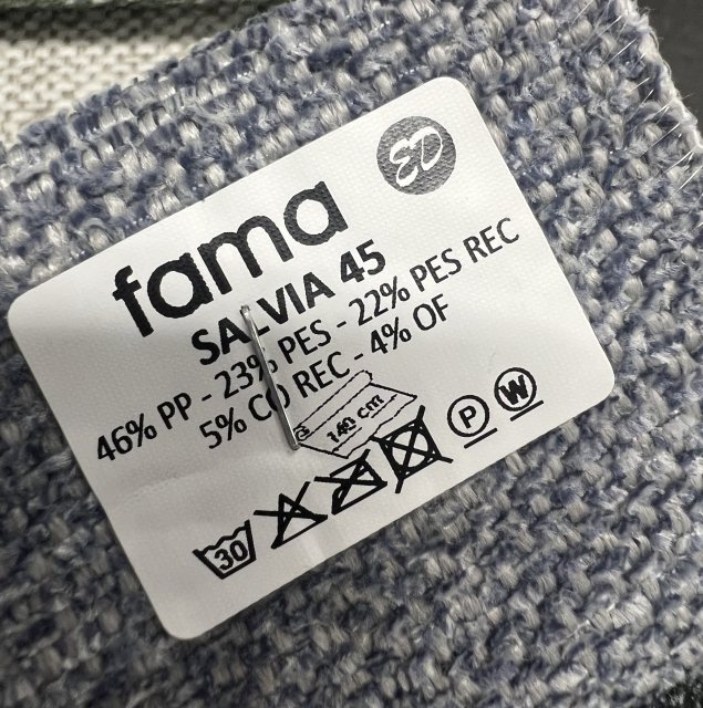 Fama Fama Ravel 3 seater sofabed (double 18cm mattress) - covered in salvia 45