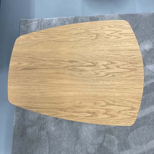 Fama Fama Louis sofa table - roble natural with chrome