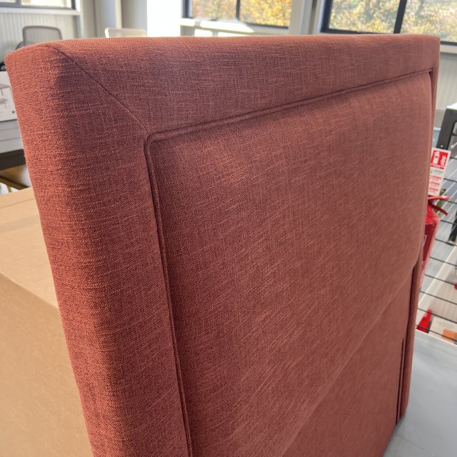 Double upholstered headboard