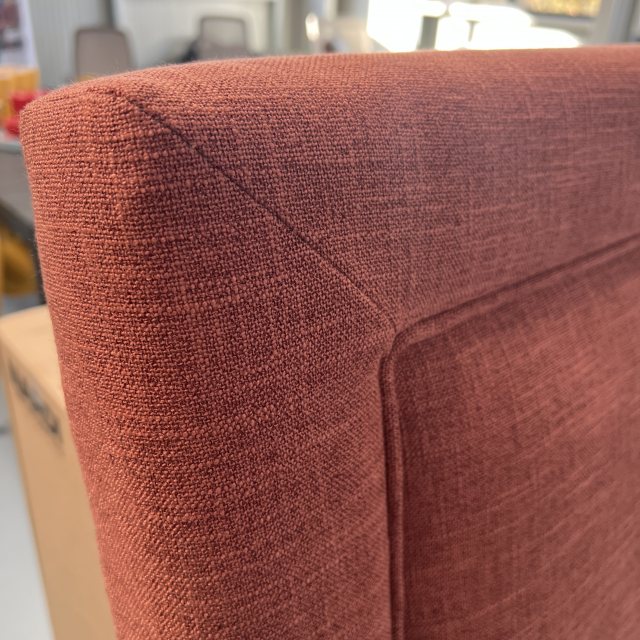 Double upholstered headboard