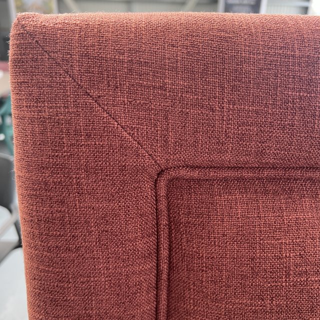 Double upholstered headboard