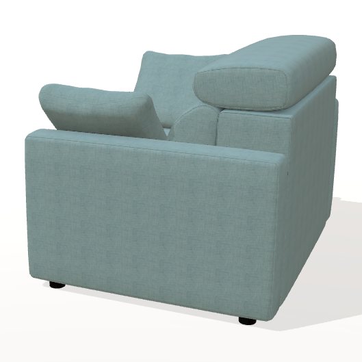 Fama Paradis armchair A L1L2 - back