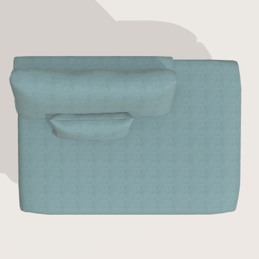 Fama Scala H1 divan module - aerial view