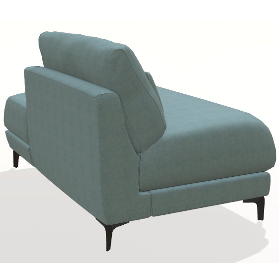 Fama Scala H1 divan module - back view