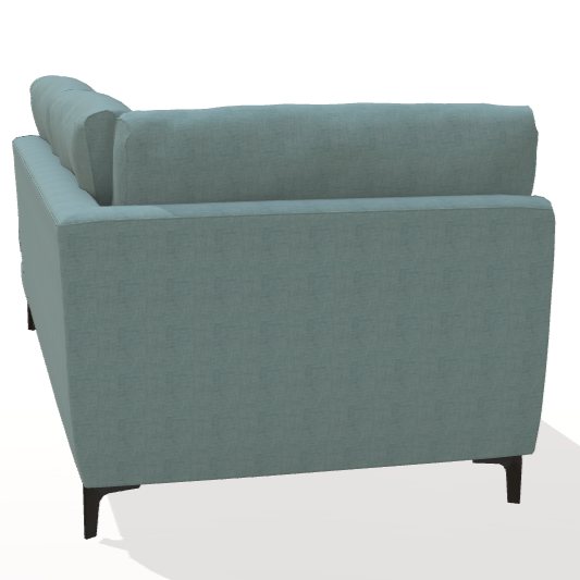 Fama Scala RH2 chaise module - back view