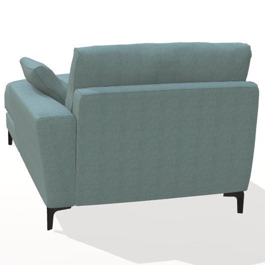 Fama Scala F2 chaise module - back view