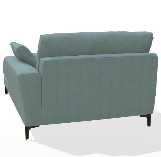 Fama Scala G2 chaise module - back view