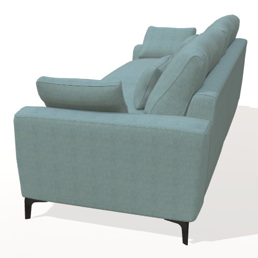 Fama Scala 2v-ll-m sofa - back view