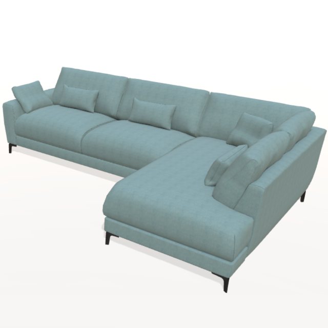 Fama Scala v-mm-rh2-m sofa - front view