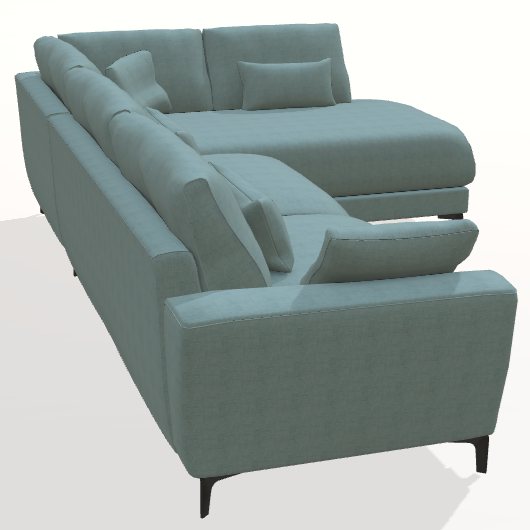 Fama Scala v-mm-rh2-m sofa - back view
