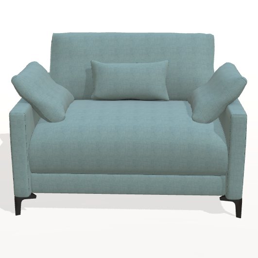 Fama Scala L armchair with L arms