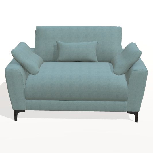 Fama Scala L armchair with V arms