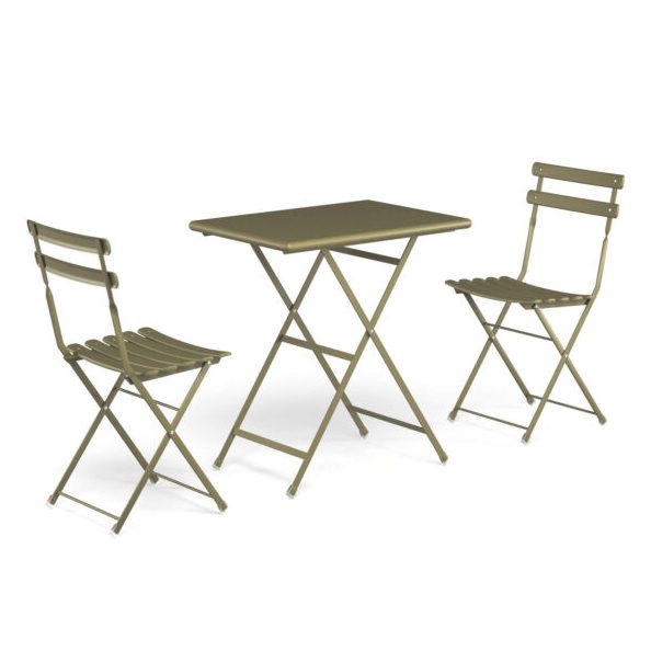 Emu Arc en Ciel dining set - (1 x 314 table & 2 x 314 chairs)