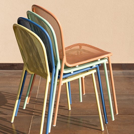stacking outdoor metal chairs