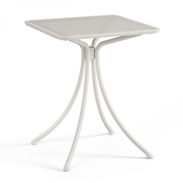 Emu Combo square table - mesh top 1800 in matt white 23