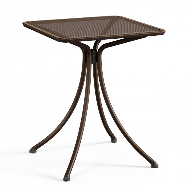 Emu Combo square table - mesh top 1800 in indian brown 41