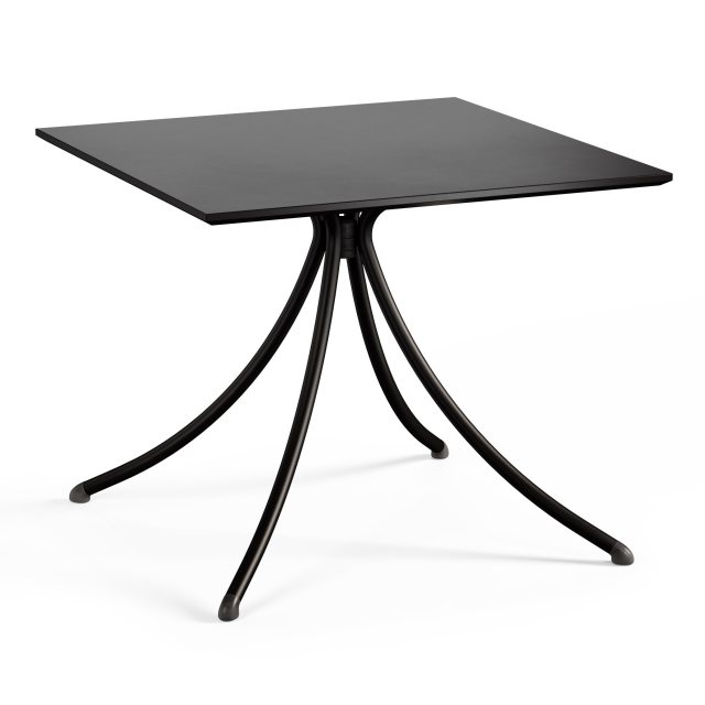 Emu Combo square table - solid top - 24 Black