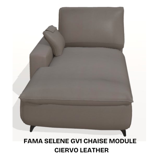 Fama Selene GV1 chaise module - ciervo leather