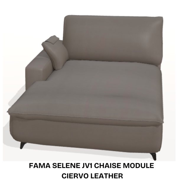 Fama Selene JV1 chaise module - ciervo leather