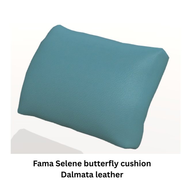 Fama Selene Butterfly cushion - dalmata leather