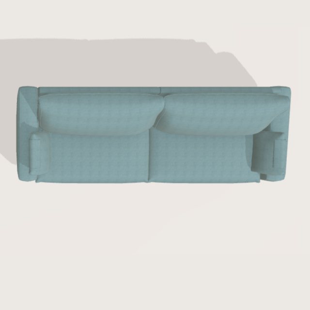 Fama Fama Selene 2 seater sofa - V arms