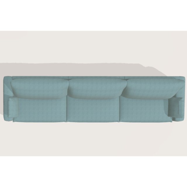 Fama Fama Selene 3 seater sofa - V arms