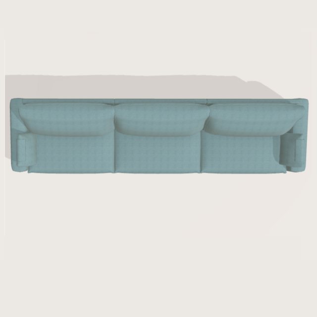 Fama Fama Selene 3 seater sofa - V arms