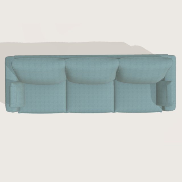 Fama Fama Selene 3 seater sofa - V arms