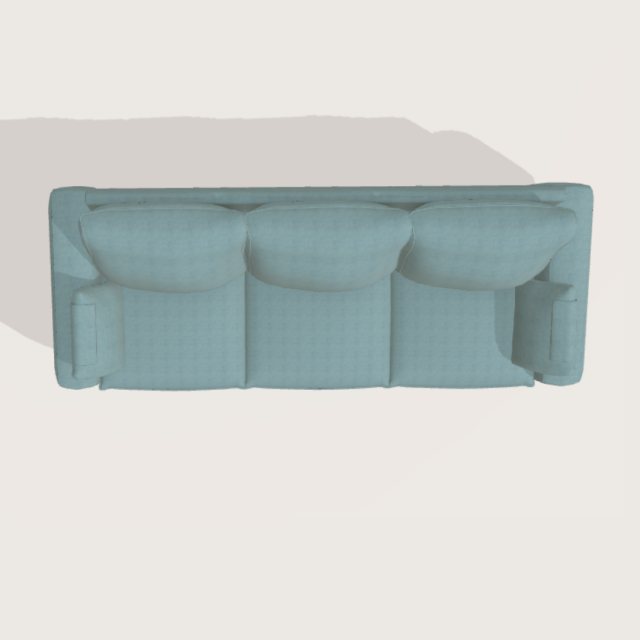 Fama Fama Selene 3 seater sofa - V arms