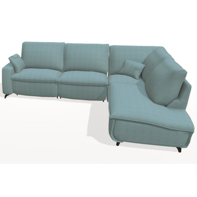 Fama Selene V-2M-R-H1 sofa - fabric front view