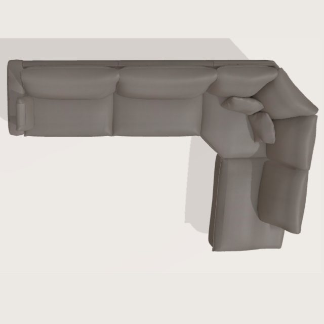 Fama Fama Selene 2 seater corner sofa with divan end - 404 x 280cm