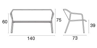 Emu Darwin 527 sofa dimensions