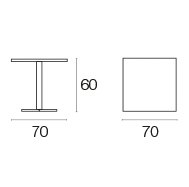 Emu Darwin 879 folding low table - square top dimensions