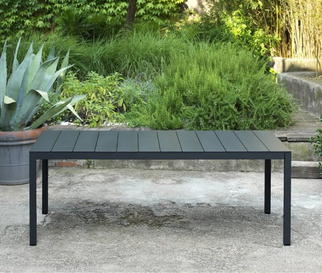 Nardi Rio alu outdoor extending dining table 210-280cm anthracite