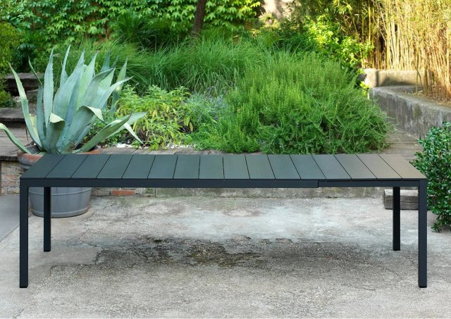 Nardi Rio alu outdoor extending dining table 210-280cm anthracite