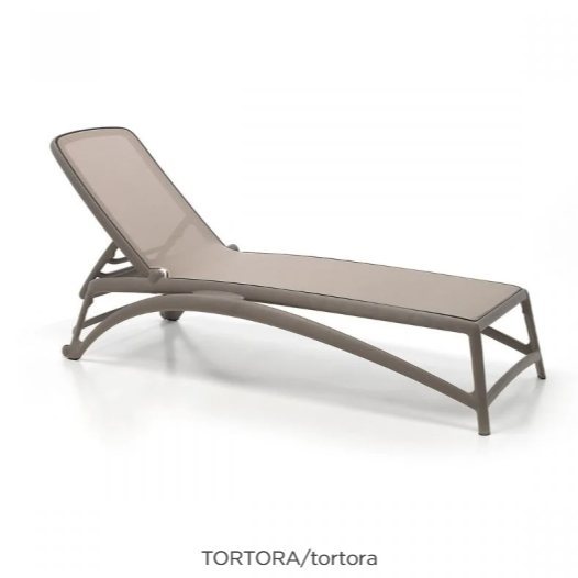 Nardi Outdoor Nardi Atlantico outdoor sun lounger in tortora/tortora (in stock 5 day delivery)