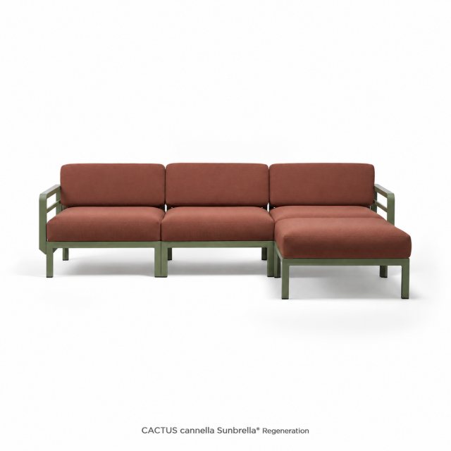 Maximo 4 with footstool - Cactus canella sunbrella