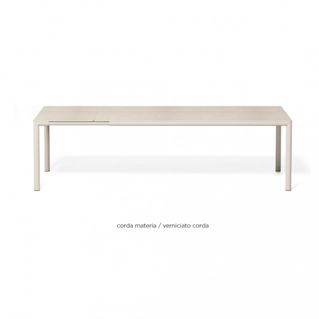 Nardi Tevere laminate 210 extending dining table - corda